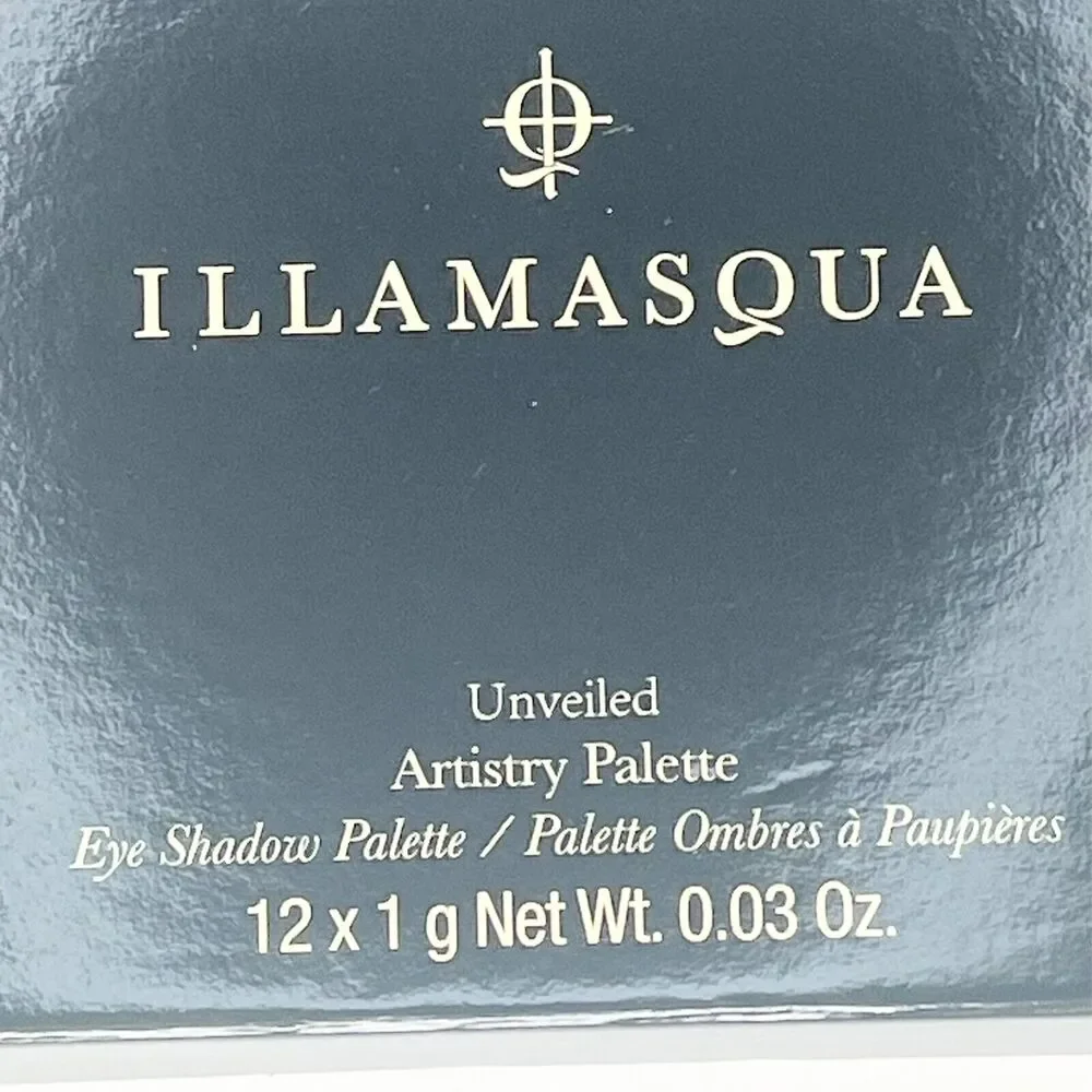 Illamasqua Unveiled Eyeshadow Palette Matte Satin Metallic 12 x 1g .03oz NIB